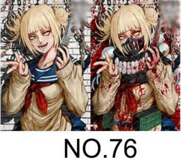 3D Anime Gradient Posters - PET Holographic Prints