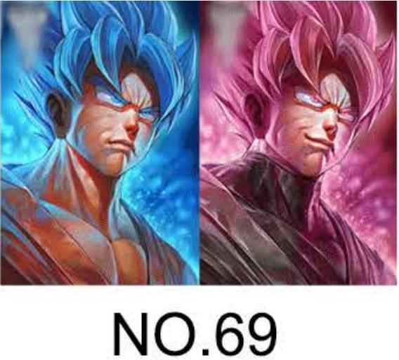 3D Anime Gradient Posters - PET Holographic Prints