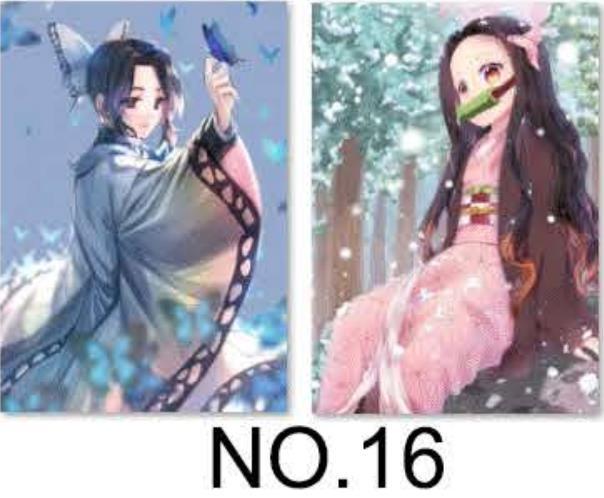 3D Anime Gradient Posters - PET Holographic Prints