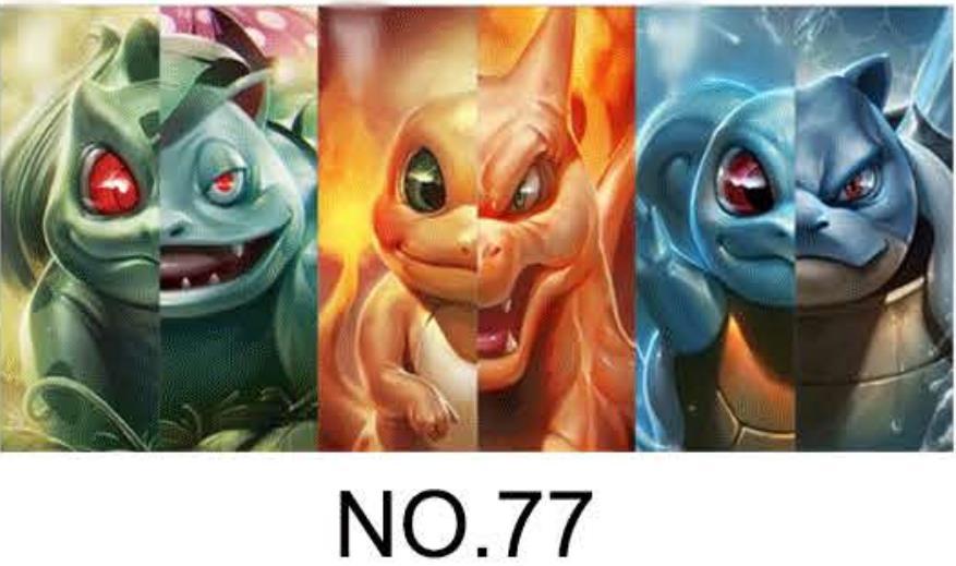 3D Anime Gradient Posters - PET Holographic Prints