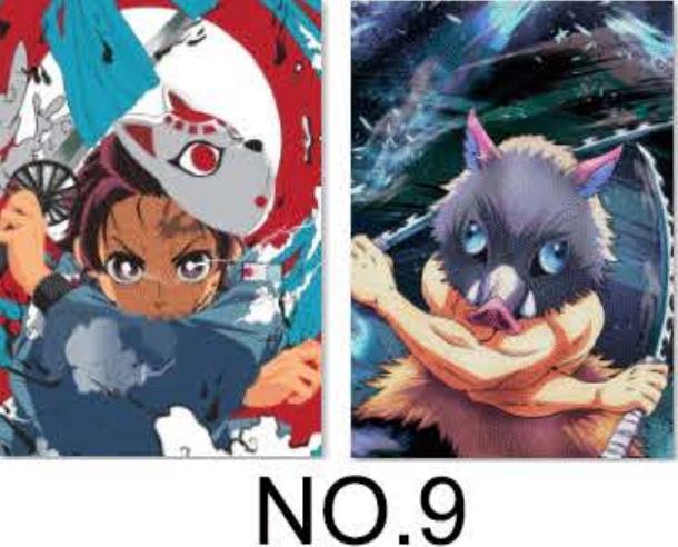 3D Anime Gradient Posters - PET Holographic Prints