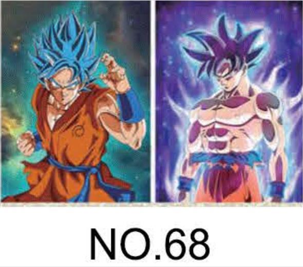 3D Anime Gradient Posters - PET Holographic Prints