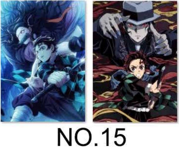 3D Anime Gradient Posters - PET Holographic Prints