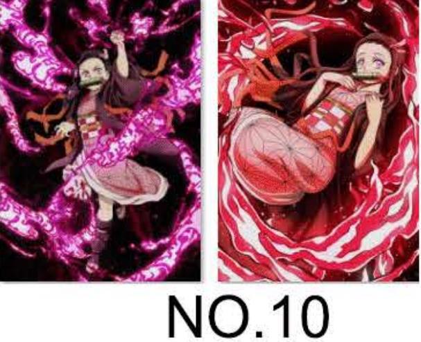 3D Anime Gradient Posters - PET Holographic Prints