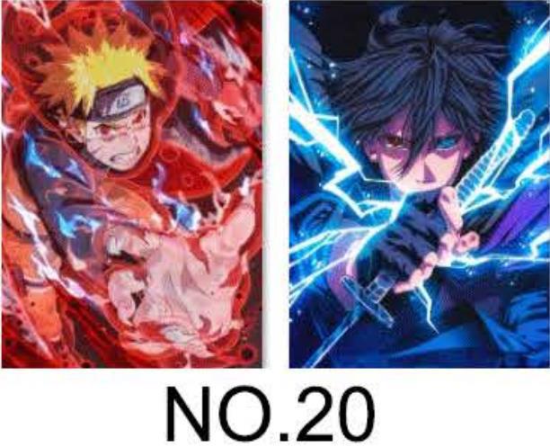 3D Anime Gradient Posters - PET Holographic Prints