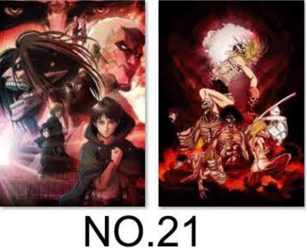 3D Anime Gradient Posters - PET Holographic Prints