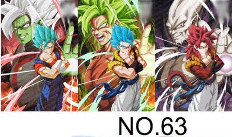 3D Anime Gradient Posters - PET Holographic Prints