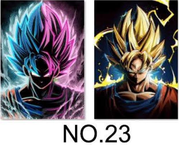 3D Anime Gradient Posters - PET Holographic Prints