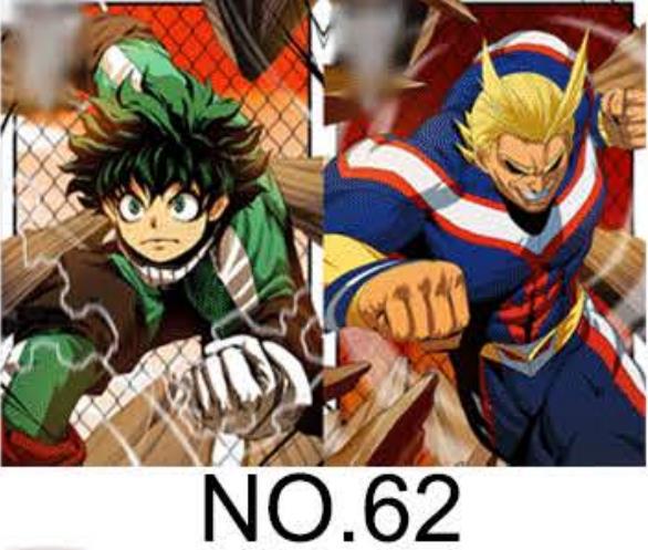 3D Anime Gradient Posters - PET Holographic Prints