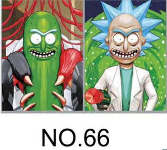 3D Anime Gradient Posters - PET Holographic Prints