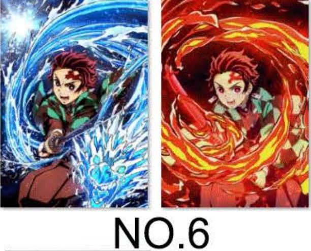 3D Anime Gradient Posters - PET Holographic Prints