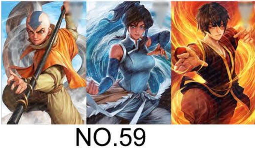 3D Anime Gradient Posters - PET Holographic Prints