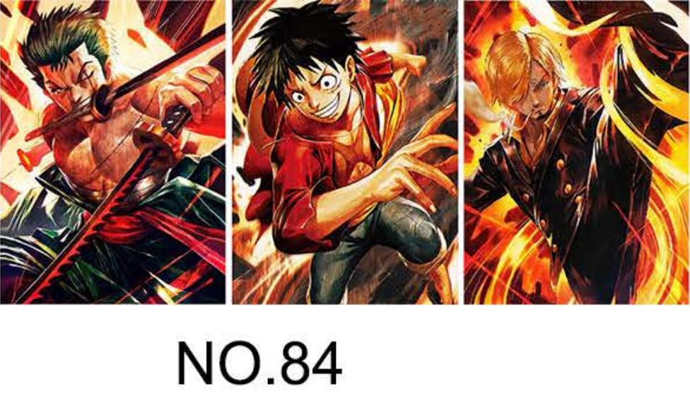 3D Anime Gradient Posters - PET Holographic Prints