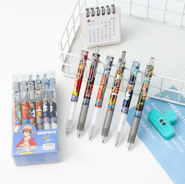 Creative Anime Metal Hook Pen - One Piece Edition