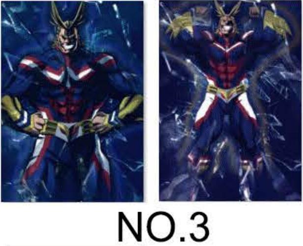 3D Anime Gradient Posters - PET Holographic Prints