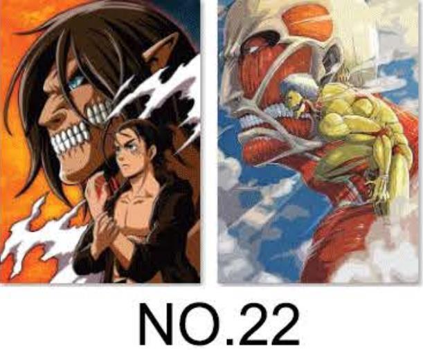 3D Anime Gradient Posters - PET Holographic Prints